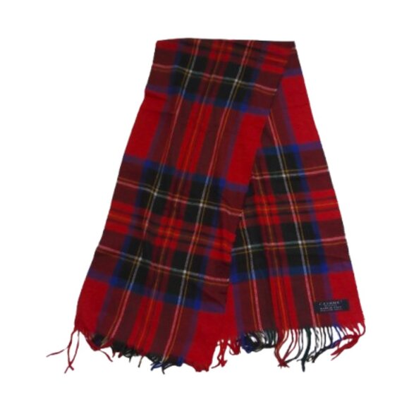 100% Acrylic Tartan Plaid Winter Scarf (Made in Italy) - Picture 4 of 4